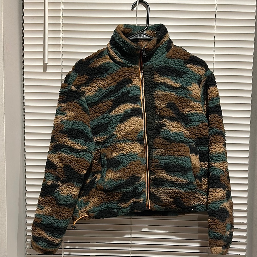 Camouflage Sherpa Jacket